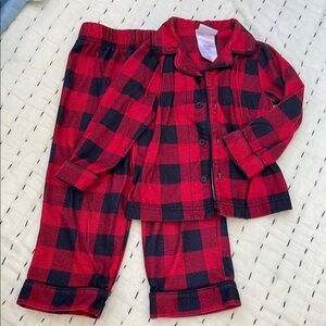 Wondershop Red and Black Pajama Set Buffalo Plaid